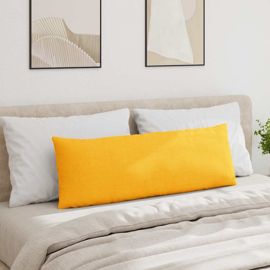 Cuscini da Divano 2 pcs Giallo Chiaro 120 x 40 cm | homemem39