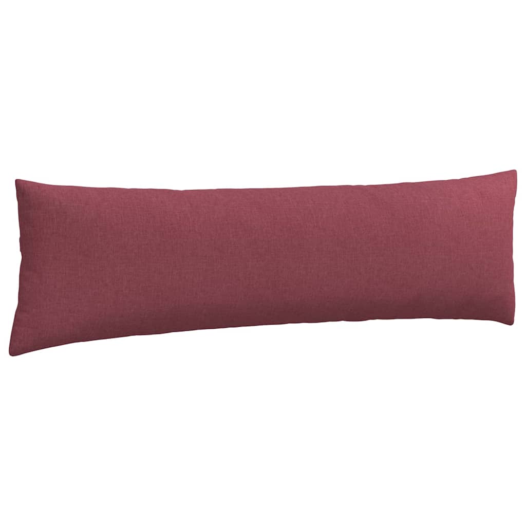 Cuscini da Divano 2 pcs Rosso Vino 145 x 40 cm Tessuto | homemem39