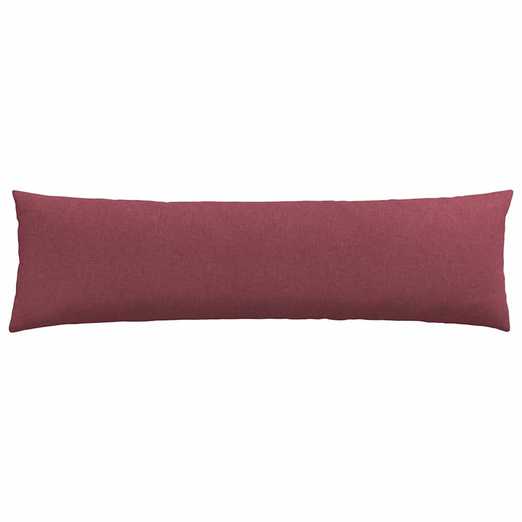 Cuscini da Divano 2 pcs Rosso Vino 145 x 40 cm Tessuto | homemem39