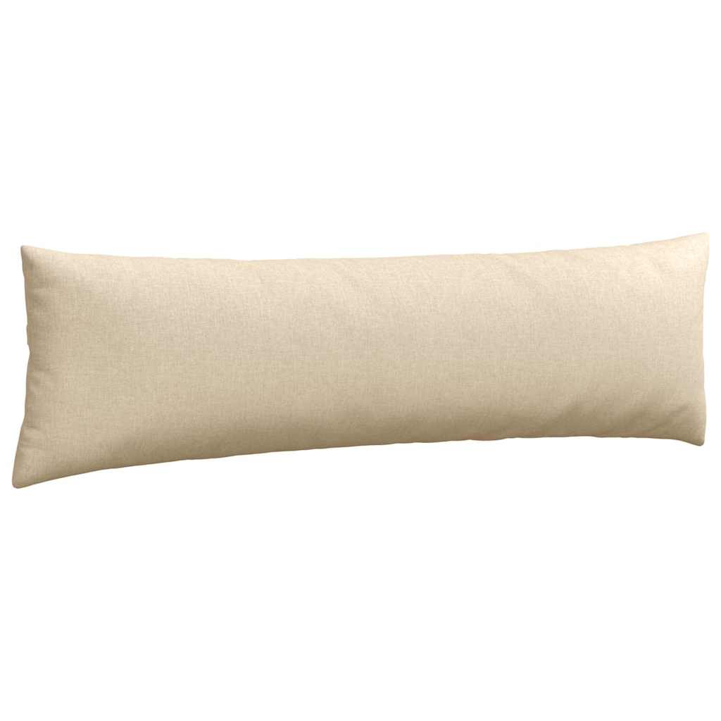 Cuscini da Divano 2 pcs Crema 145 x 40 cm Tessuto | homemem39