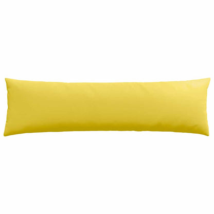 Cuscini da Divano 2 pcs Giallo Chiaro 145 x 40 cm Tessuto | homemem39