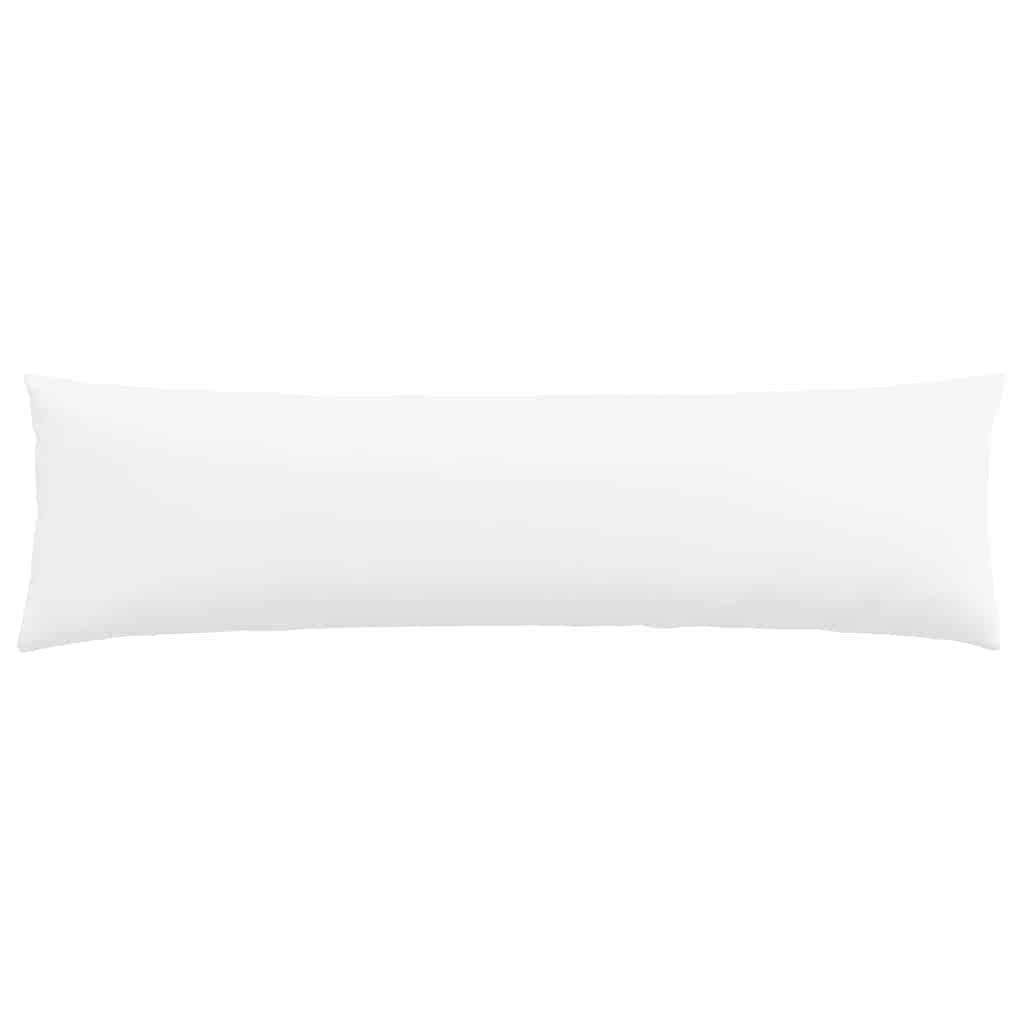 Cuscini da Divano 2 pcs Bianco 145 x 40 cm Tessuto | homemem39