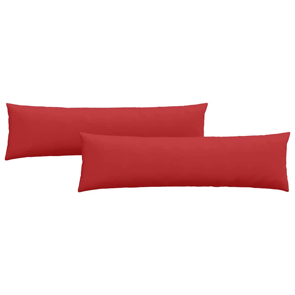 Cuscini da Divano 2 pcs Rosso 145 x 40 cm Tessuto | homemem39