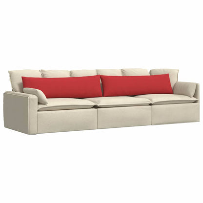 Cuscini da Divano 2 pcs Rosso 145 x 40 cm Tessuto | homemem39