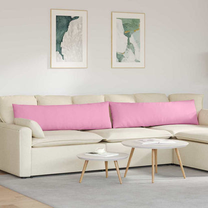 Cuscini da Divano 2 pcs Rosa 145 x 40 cm Tessuto | homemem39