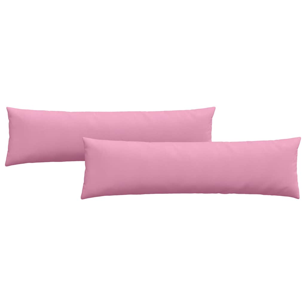 Cuscini da Divano 2 pcs Rosa 145 x 40 cm Tessuto | homemem39