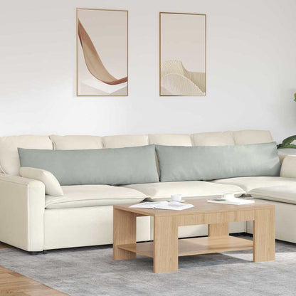 Cuscini da Divano 2 pcs Grigio chiaro 145 x 40 cm | homemem39