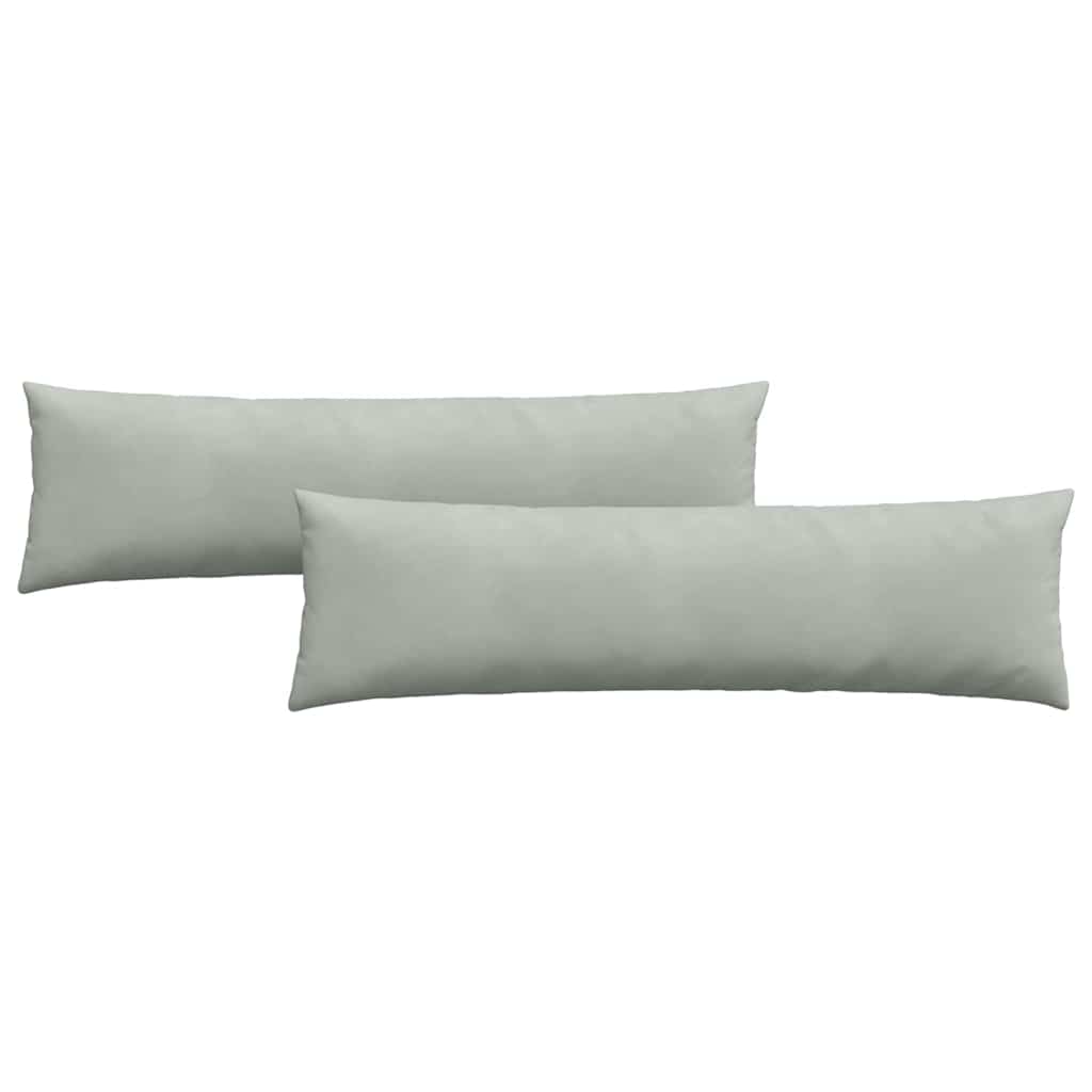 Cuscini da Divano 2 pcs Grigio chiaro 145 x 40 cm | homemem39