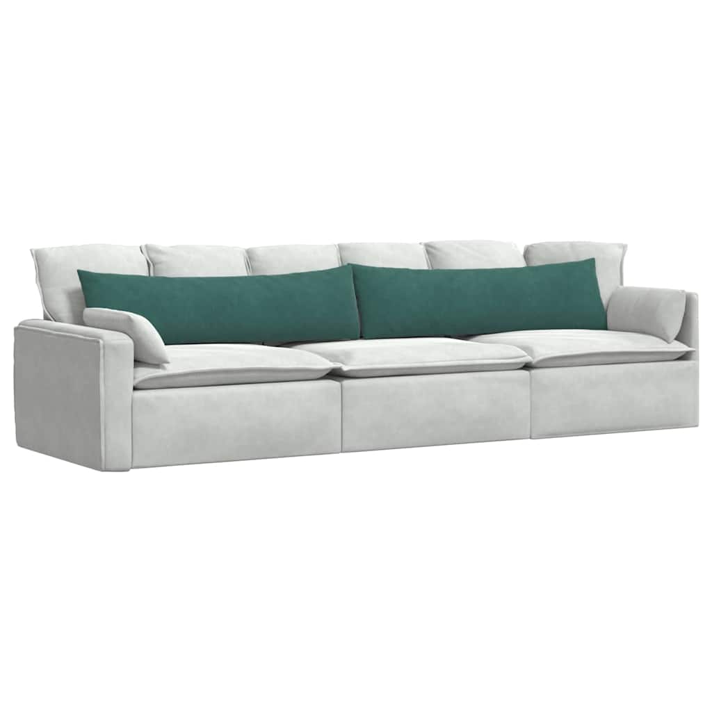 Cuscini da Divano 2 pcs Verde Scuro 145 x 40 cm