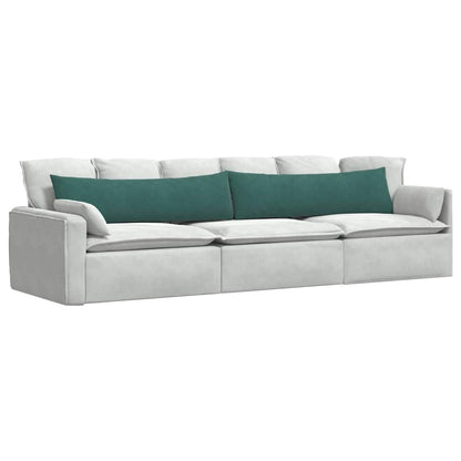 Cuscini da Divano 2 pcs Verde Scuro 145 x 40 cm