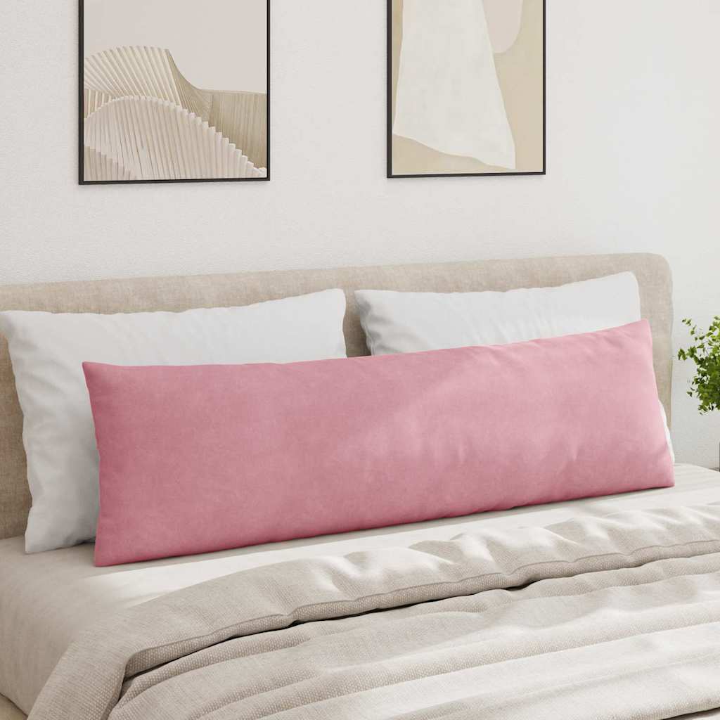 Cuscini da Divano 2 pcs Rosa 145 x 40 cm Tessuto in Cords | homemem39