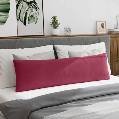 Cuscini da Divano 2 pcs Rosso Vino 145 x 40 cm Tessuto in Cords | homemem39