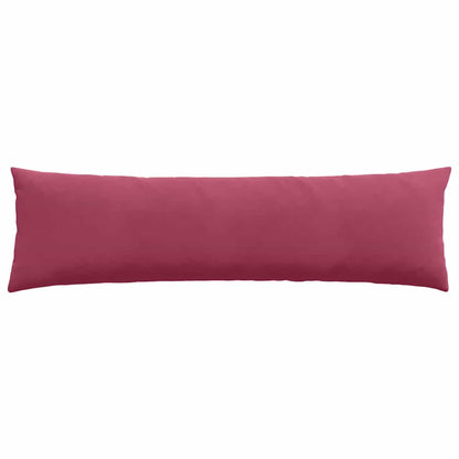 Cuscini da Divano 2 pcs Rosso Vino 145 x 40 cm Tessuto in Cords