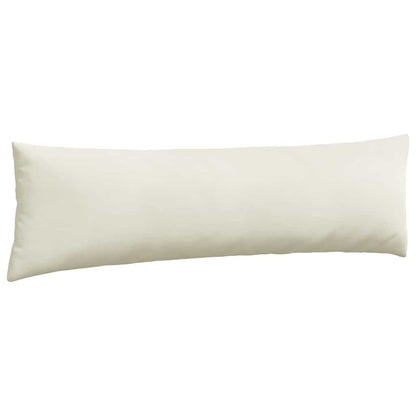 Cuscini da Divano 2 pcs Crema 145 x 40 cm Tessuto in Cords