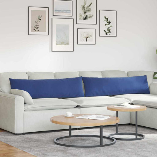Cuscini da Divano 2 pcs Blu Polizia 145 x 40 cm | homemem39