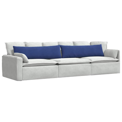 Cuscini da Divano 2 pcs Blu Polizia 145 x 40 cm | homemem39
