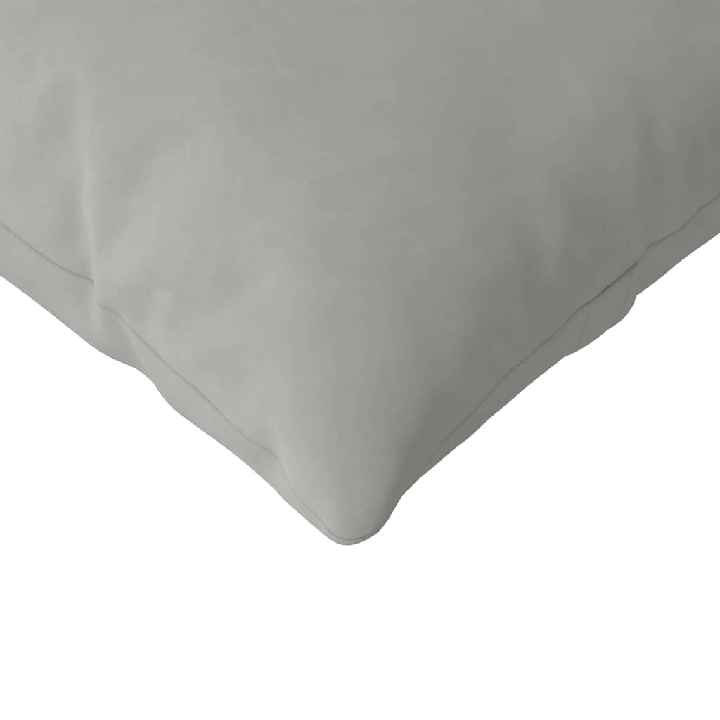 Cuscini da Divano 2 pcs Grigio chiaro 145 x 40 cm Tessuto | homemem39