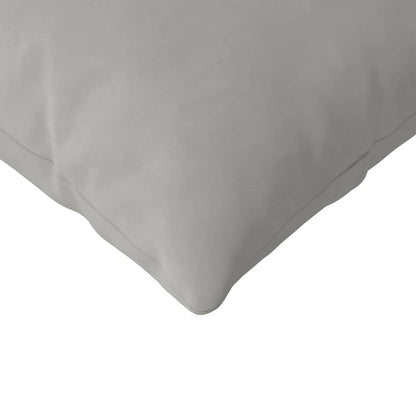 Cuscini da Divano 2 pcs Grigio chiaro 145 x 40 cm Tessuto | homemem39