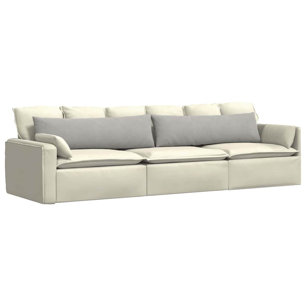 Cuscini da Divano 2 pcs Grigio chiaro 145 x 40 cm Tessuto | homemem39