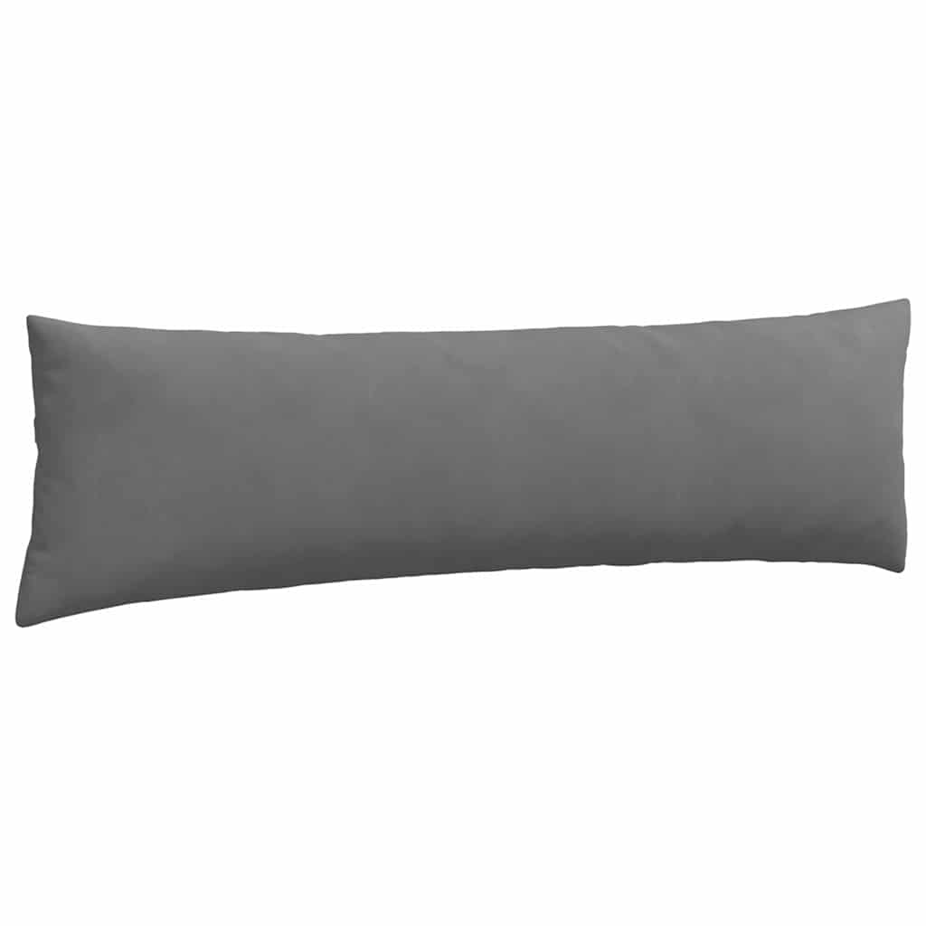 Cuscini da Divano 2 pcs Grigio scuro 145 x 40 cm Tessuto | homemem39