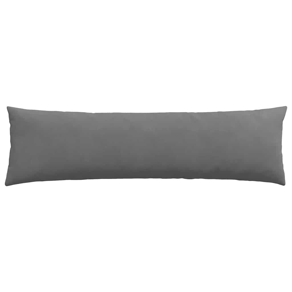 Cuscini da Divano 2 pcs Grigio scuro 145 x 40 cm Tessuto | homemem39