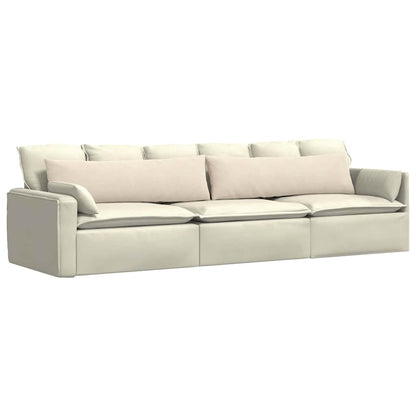 Cuscini da Divano 2 pcs Beige 145 x 40 cm Tessuto | homemem39
