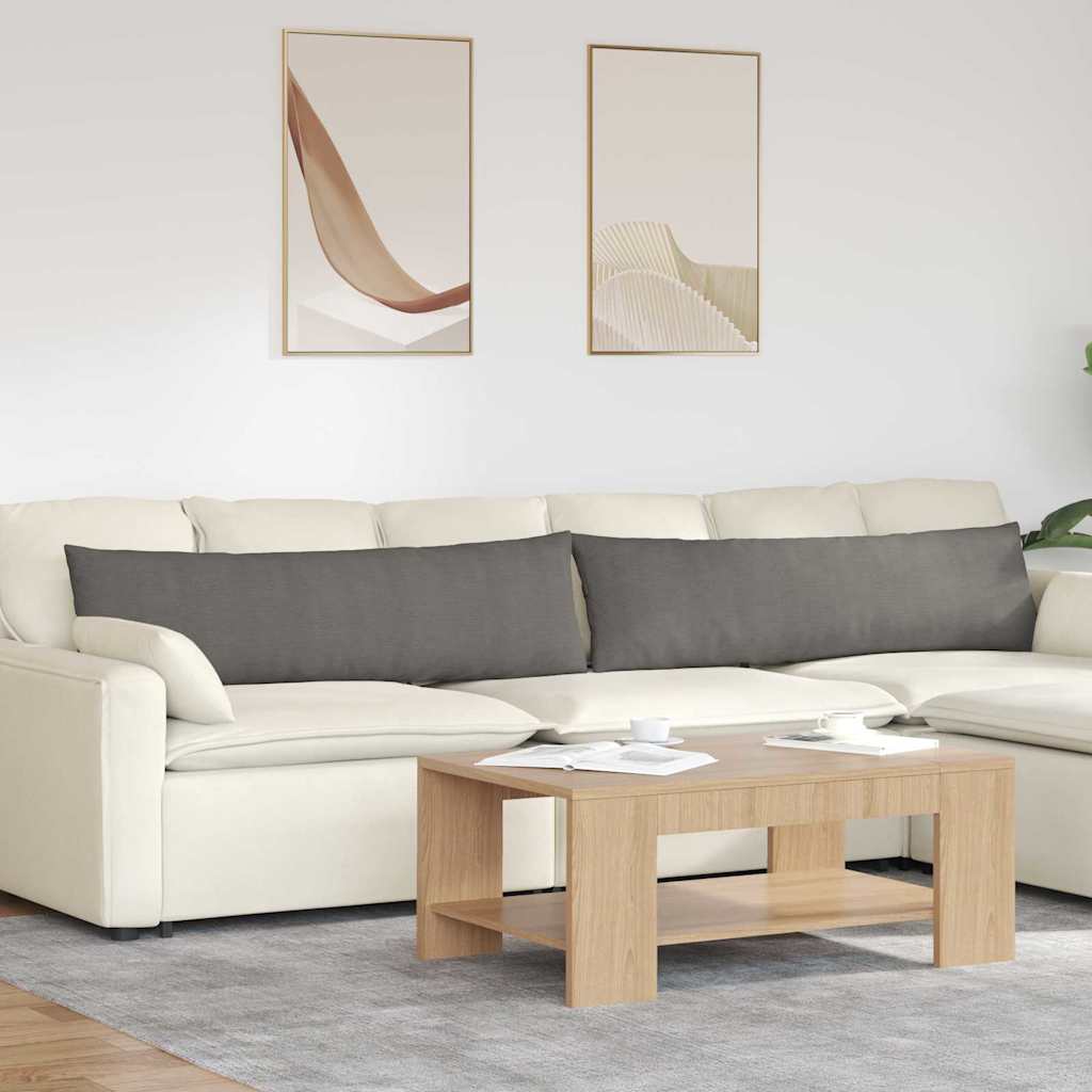 Cuscini da Divano 2 pcs Grigio chiaro 145 x 40 cm | homemem39