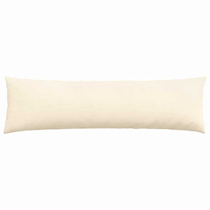 Cuscini da Divano 2 pcs Crema 145 x 40 cm Tessuto in Cords | homemem39