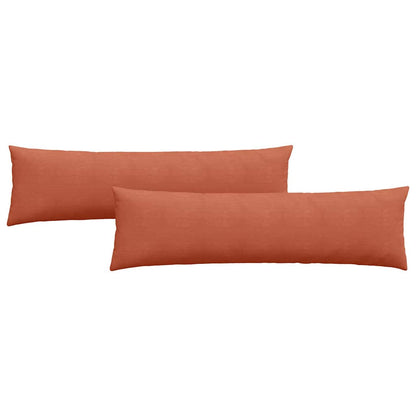 Cuscini da Divano 2 pcs Rosso Arancio 145 x 40 cm