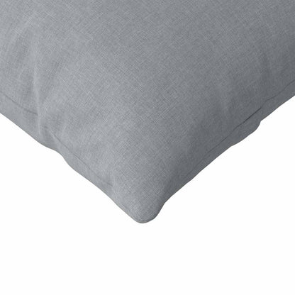 Cuscini da Divano 2 pcs Grigio chiaro 200 x 40 cm Tessuto | homemem39