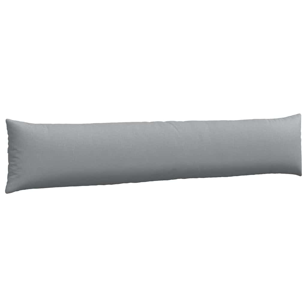 Cuscini da Divano 2 pcs Grigio chiaro 200 x 40 cm Tessuto | homemem39