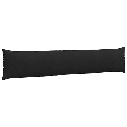 Cuscini da Divano 2 pcs Nero 200 x 40 cm Tessuto | homemem39