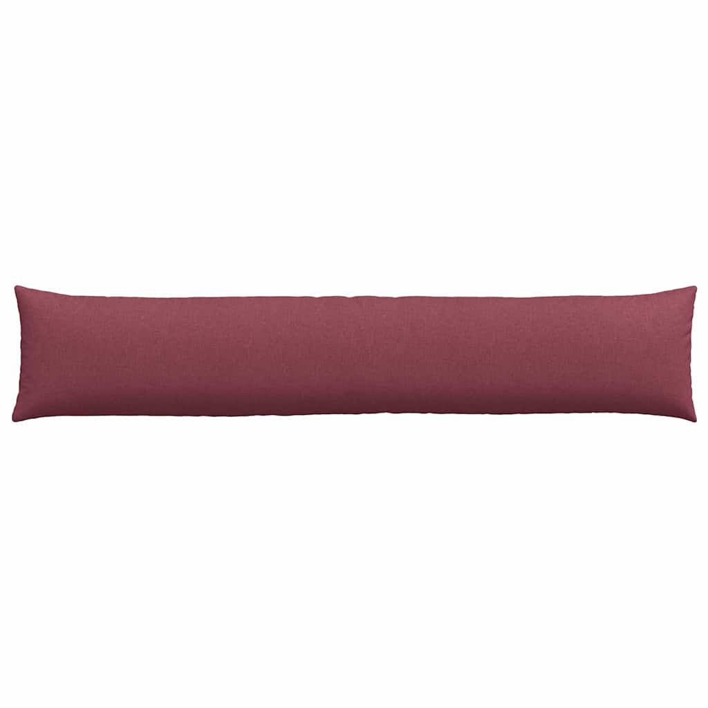 Cuscini da Divano 2 pcs Rosso Vino 200 x 40 cm Tessuto | homemem39