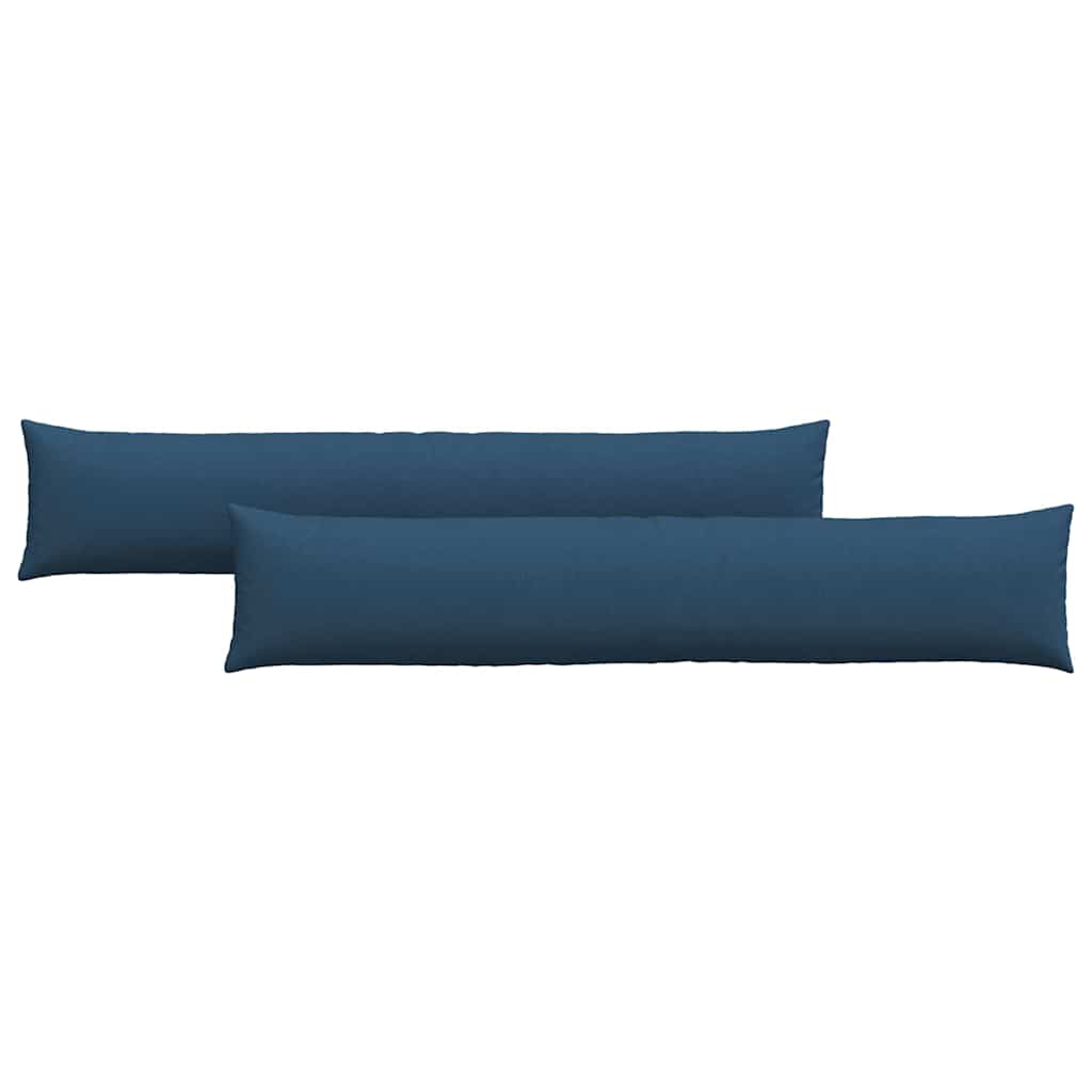 Cuscini da Divano 2 pcs Blu 200 x 40 cm Tessuto | homemem39