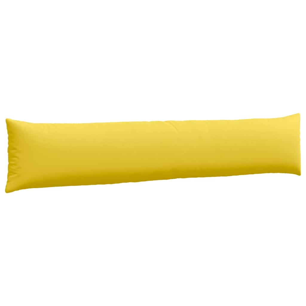 Cuscini da Divano 2 pcs Giallo Chiaro 200 x 40 cm Tessuto