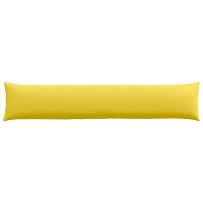 Cuscini da Divano 2 pcs Giallo Chiaro 200 x 40 cm Tessuto