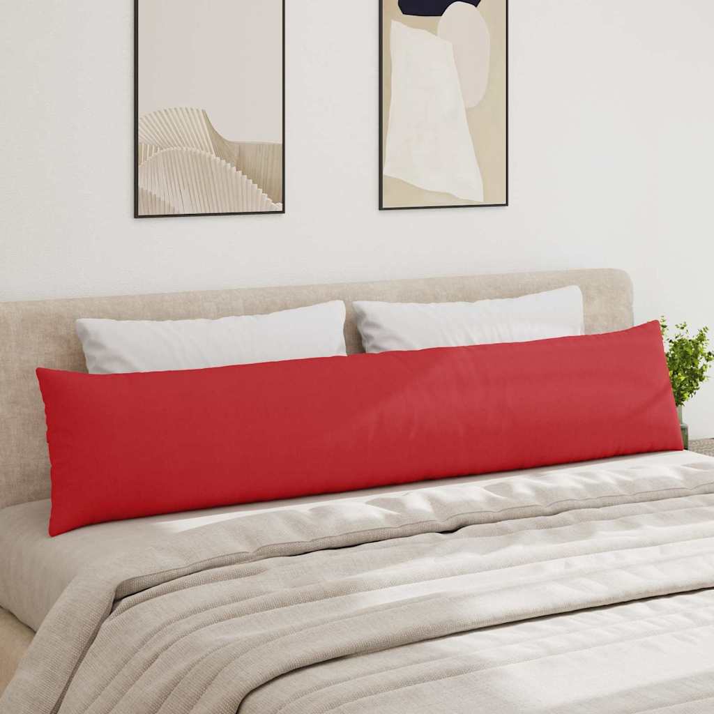 Cuscini da Divano 2 pcs Rosso 200 x 40 cm Tessuto | homemem39