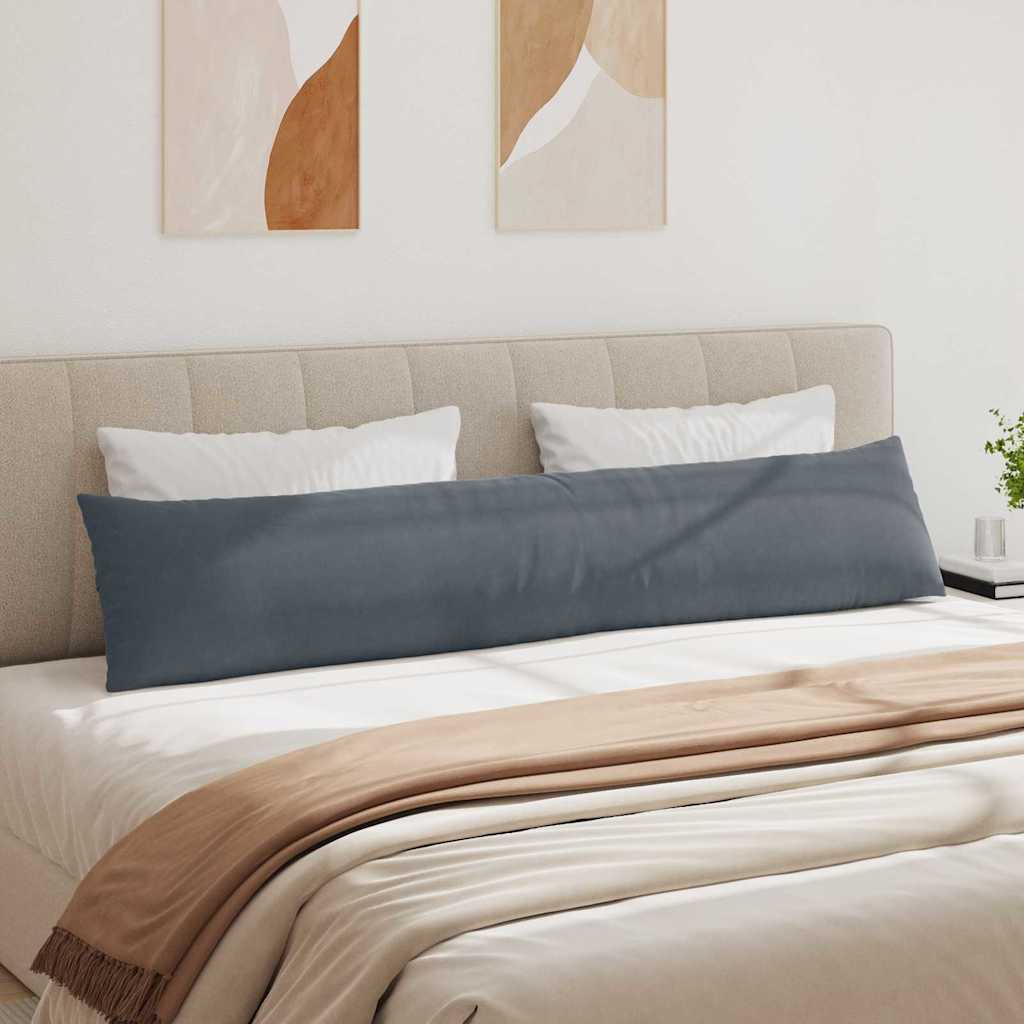 Cuscini da Divano 2 pcs Grigio scuro 200 x 40 cm | homemem39