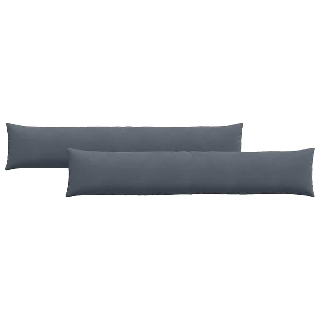 Cuscini da Divano 2 pcs Grigio scuro 200 x 40 cm | homemem39