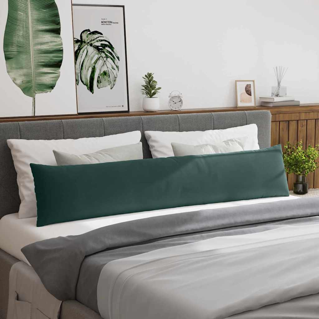 Cuscini da Divano 2 pcs Verde scuro 200 x 40 cm | homemem39