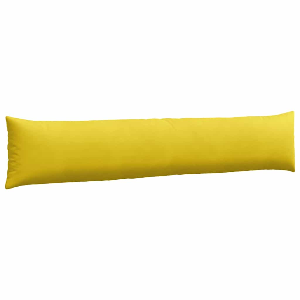 Cuscini da Divano 2 pcs Giallo 200 x 40 cm Tessuto in Cords | homemem39