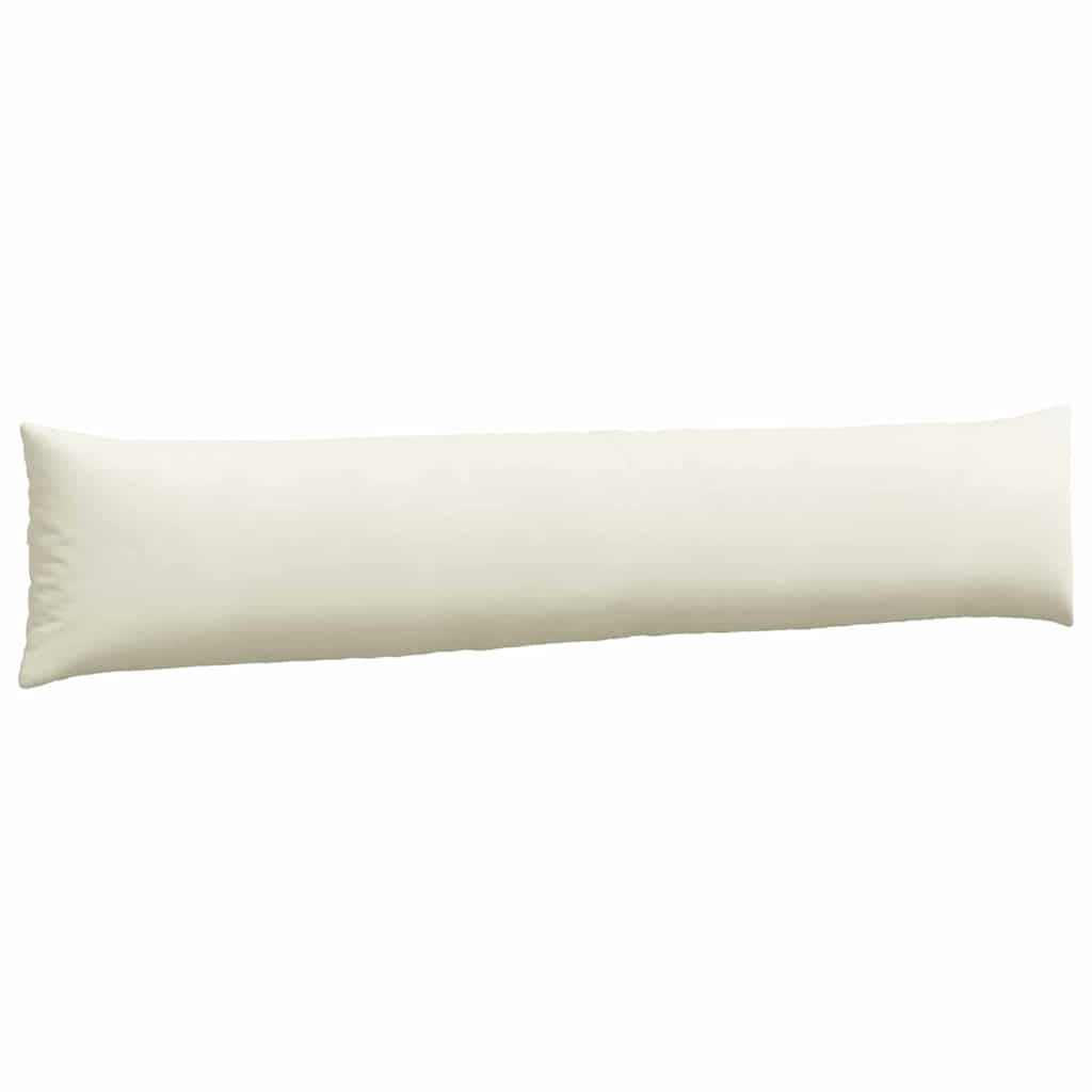 Cuscini da Divano 2 pcs Crema 200 x 40 cm Tessuto in Cords | homemem39