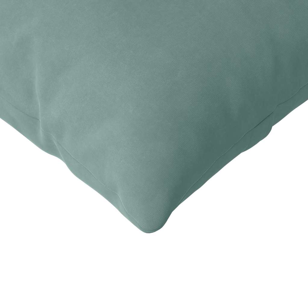 Cuscini da Divano 2 pcs Verde Mare 200 x 40 cm Tessuto in Cords | homemem39