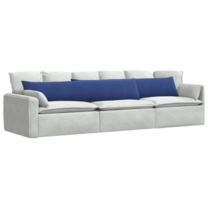 Cuscini da Divano 2 pcs Blu Polizia 200 x 40 cm | homemem39
