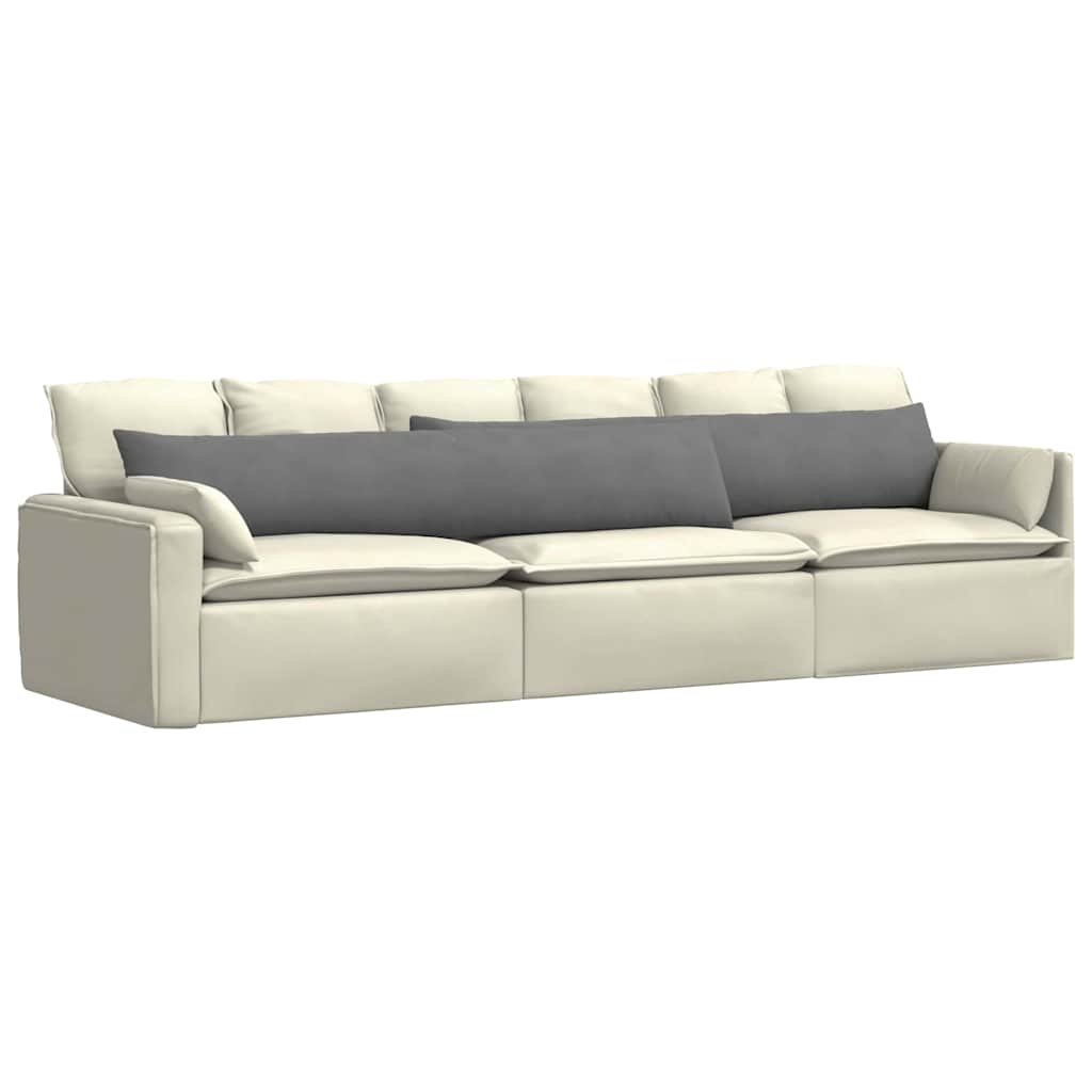 Cuscini da Divano 2 pcs Grigio scuro 200 x 40 cm Tessuto | homemem39