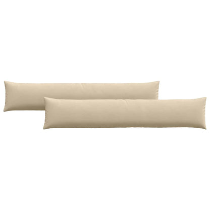 Cuscini da Divano 2 pcs Crema 200 x 40 cm Tessuto | homemem39