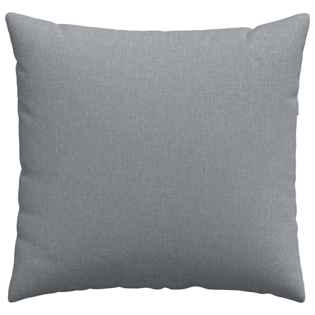 Cuscini da Divano 2 pcs Grigio chiaro 45 x 45 cm Tessuto | homemem39