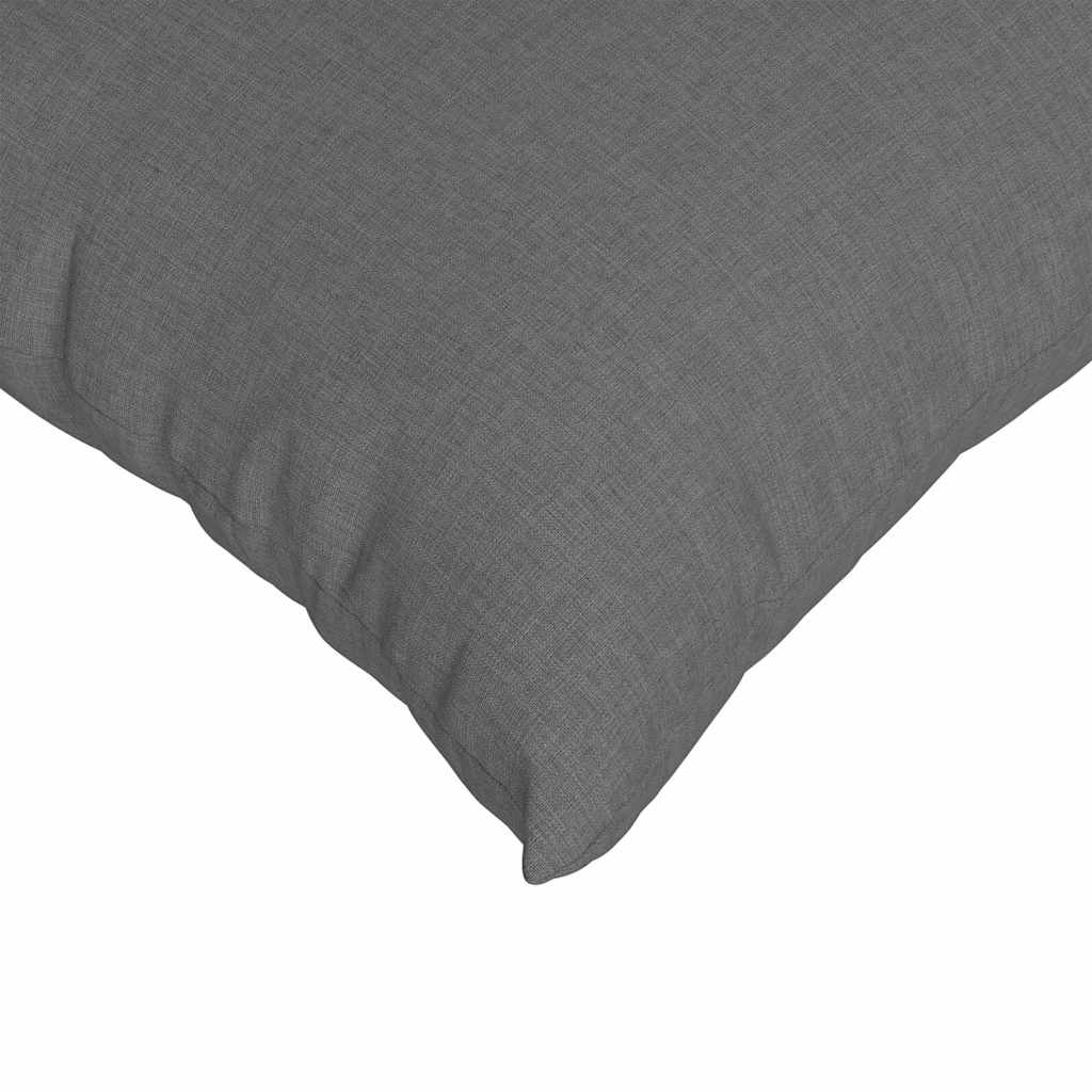 Cuscini da Divano 2 pcs Grigio scuro 45 x 45 cm Tessuto | homemem39