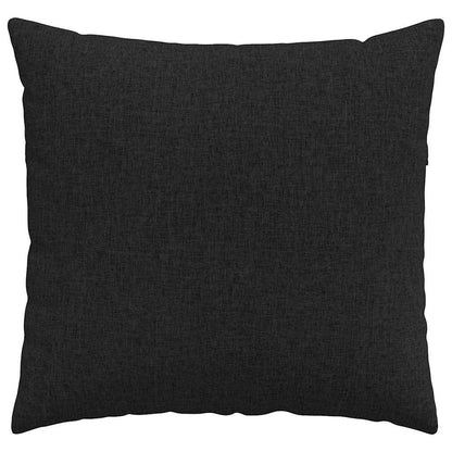 Cuscini da Divano 2 pcs Nero 45 x 45 cm Tessuto | homemem39