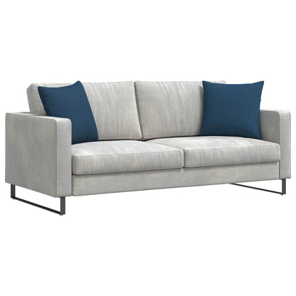 Cuscini da Divano 2 pcs Blu 45 x 45 cm Tessuto | homemem39